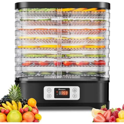 dehydrating machine for vegetables|Food Dehydrator Machine, 400W Electric Fruit Dryer with 8 Trays .